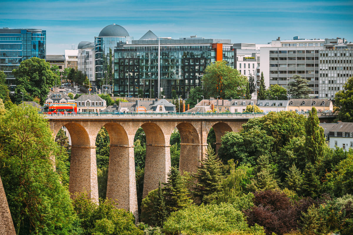 Uen vue du pont du Luxembourg